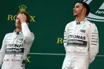 Foto zur News: Lewis Hamilton (Mercedes) und Nico Rosberg (Mercedes)