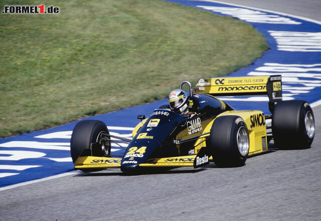 Foto zur News: Das sorgt in der Redaktion für besondere Freude: Pierluigi Martini wird den 1986er Minardi M186-0 pilotieren.