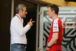 Foto zur News: Maurizio Arrivabene und James Allison (Ferrari)