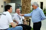 Foto zur News: Toto Wolff und Bernie Ecclestone