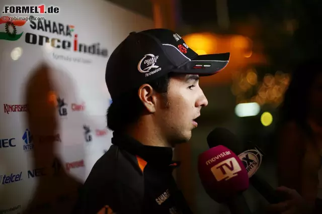 Foto zur News: Sergio Perez (Force India)