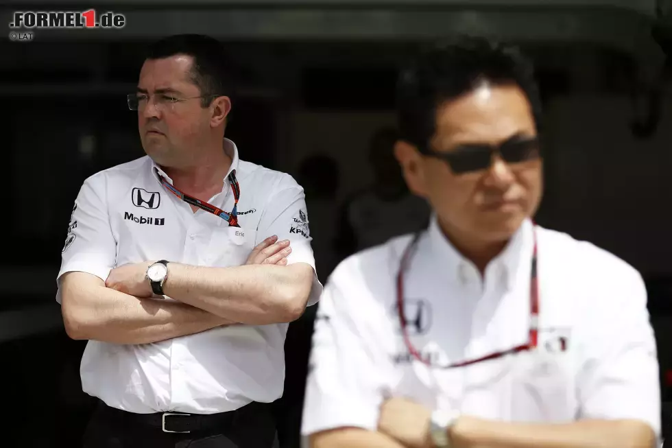 Foto zur News: Eric Boullier und Yasuhisa Arai