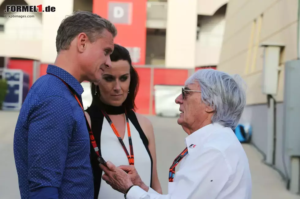 Foto zur News: David Coulthard und Bernie Ecclestone