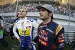 Foto zur News: Marcus Ericsson (Sauber) und Carlos Sainz (Toro Rosso)