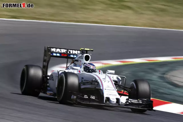 Foto zur News: Valtteri Bottas folgte im Williams mit 1,673 Sekunden Abstand ebenso in den Top 10 wie...