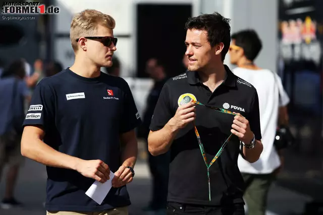 Foto zur News: Marcus Ericsson mit Jolyon Palmer