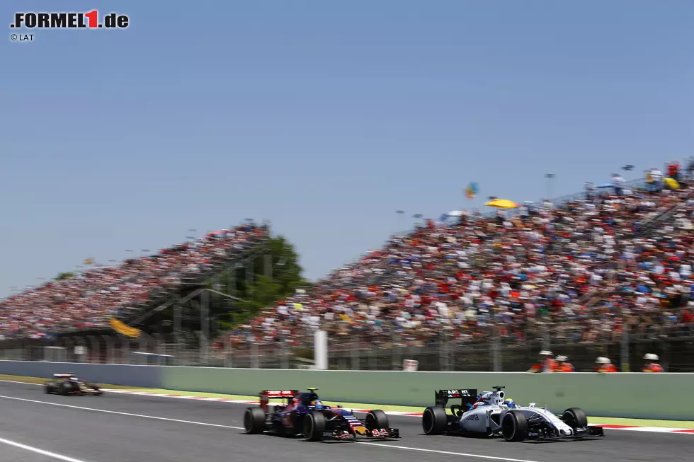 Foto zur News: Carlos Sainz (Toro Rosso) und Felipe Massa (Williams)