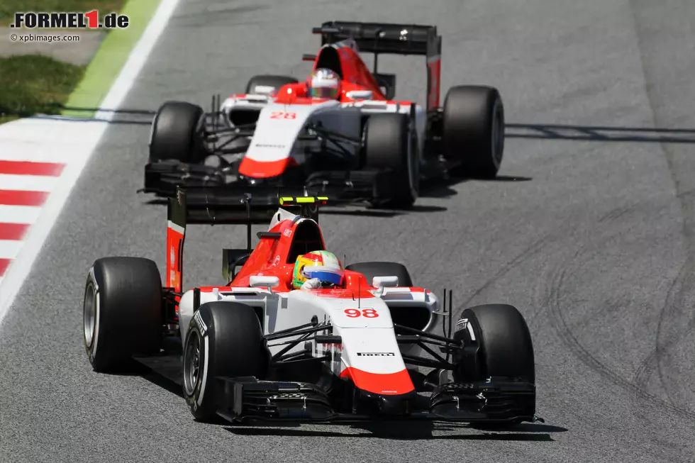 Foto zur News: Roberto Merhi (Manor-Marussia) und Will Stevens (Manor-Marussia)