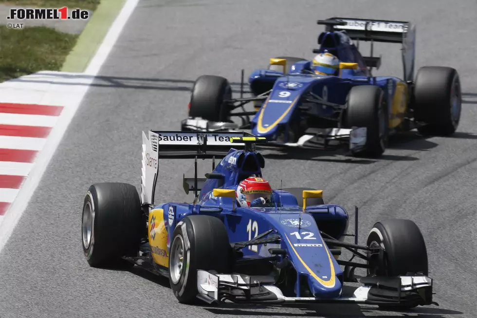 Foto zur News: Felipe Nasr (Sauber) und Marcus Ericsson (Sauber)