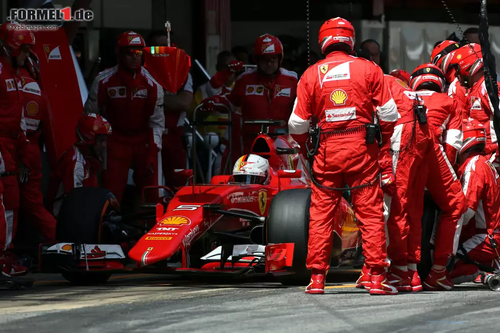 Foto zur News: Sebastian Vettel (Ferrari)