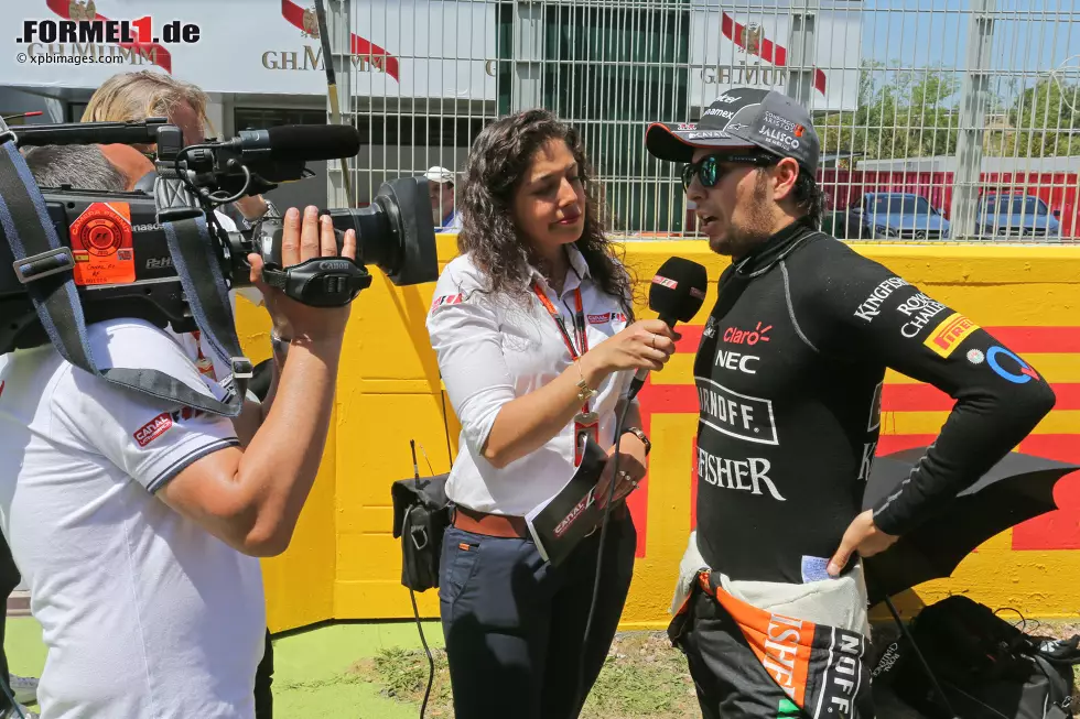 Foto zur News: Sergio Perez (Force India)