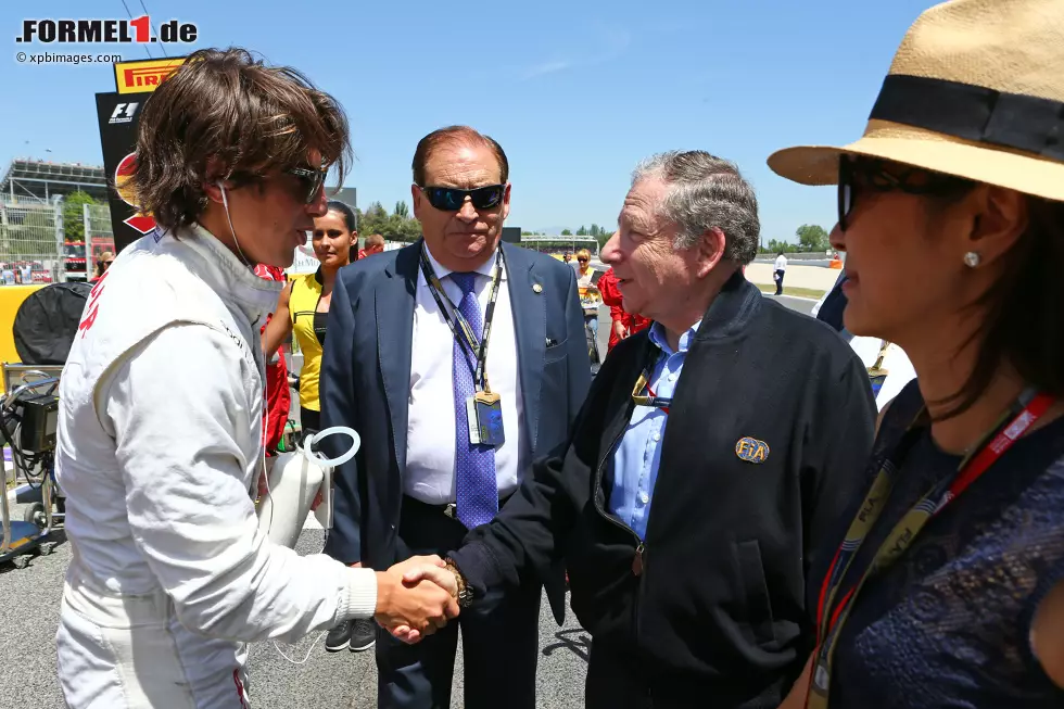 Foto zur News: Roberto Merhi (Manor-Marussia) und Jean Todt