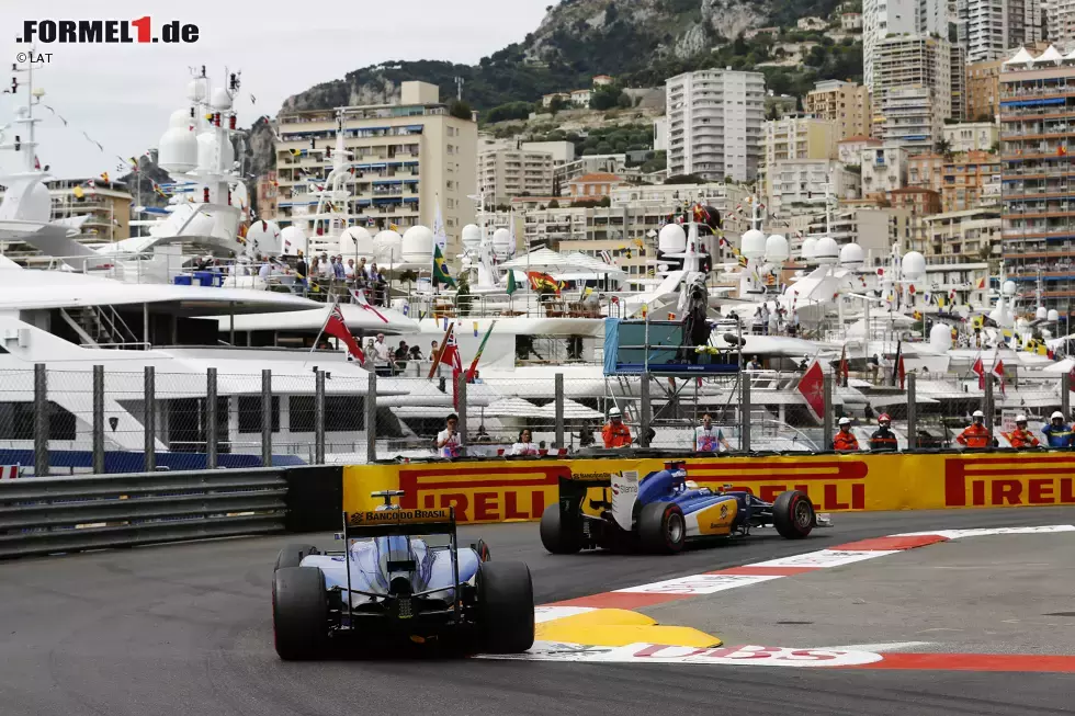 Foto zur News: Marcus Ericsson (Sauber) und Felipe Nasr (Sauber)