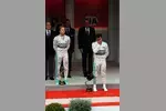 Foto zur News: Nico Rosberg (Mercedes) und Lewis Hamilton (Mercedes)