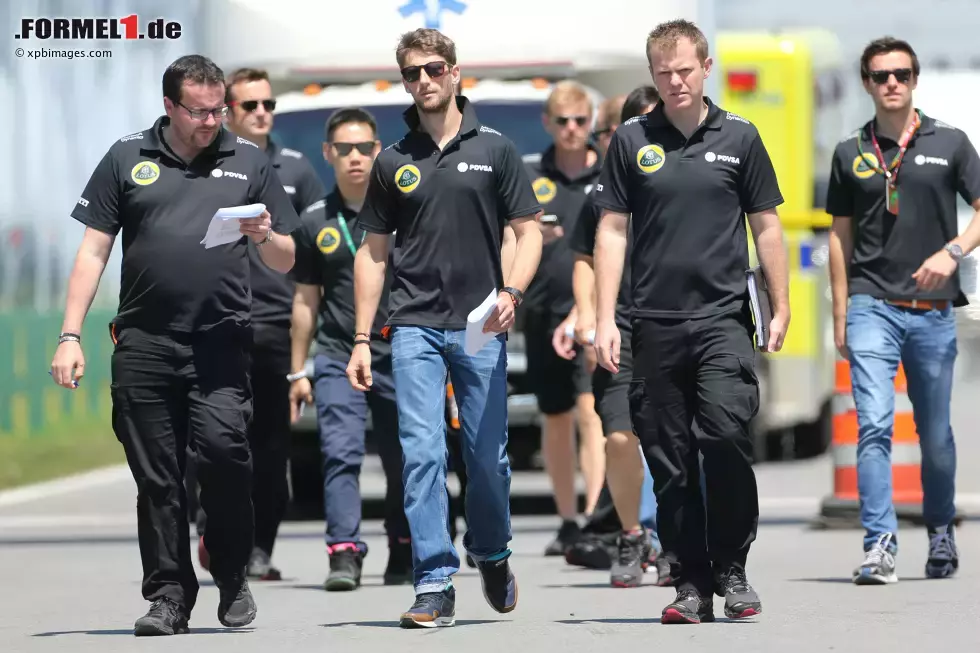 Foto zur News: Romain Grosjean (Lotus)