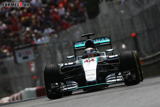 Foto zur News: Mit der 44 zur 44. Pole-Position: Lewis Hamilton und Montreal, das passt