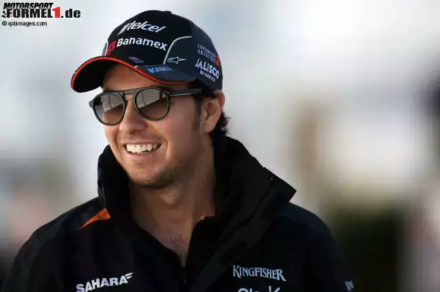 Foto zur News: Sergio Perez (Force India)