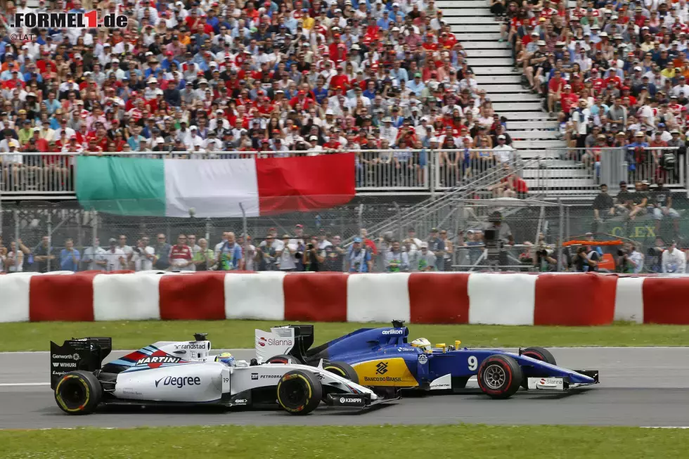 Foto zur News: Felipe Massa (Williams) und Marcus Ericsson (Sauber)