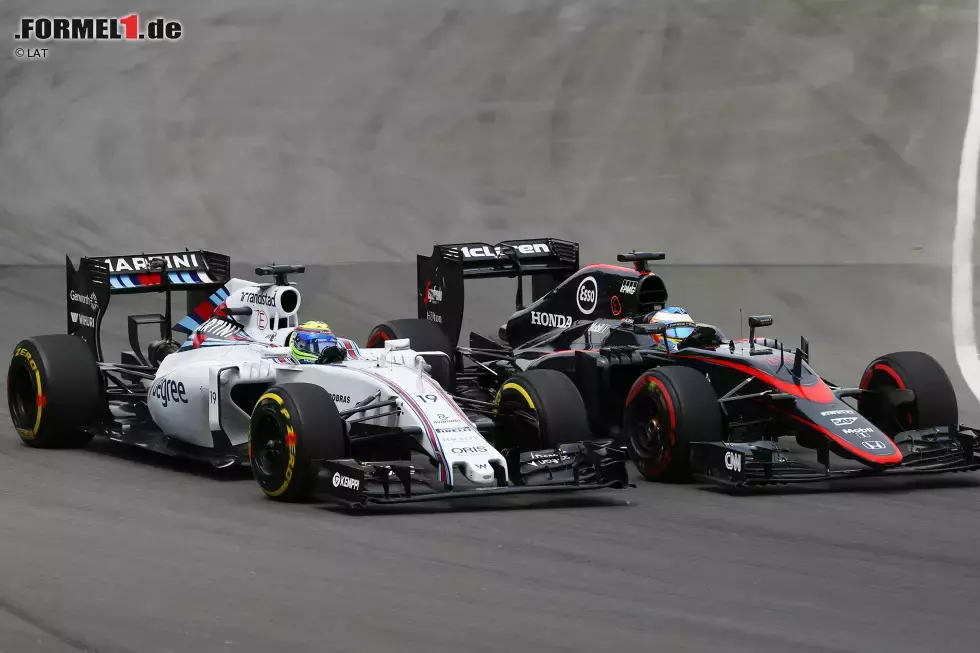 Foto zur News: Felipe Massa (Williams) und Fernando Alonso (McLaren)