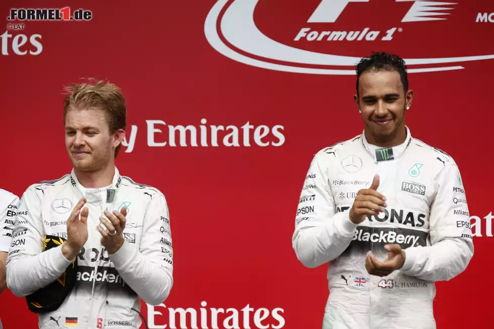 Foto zur News: Nico Rosberg (Mercedes) und Lewis Hamilton (Mercedes)