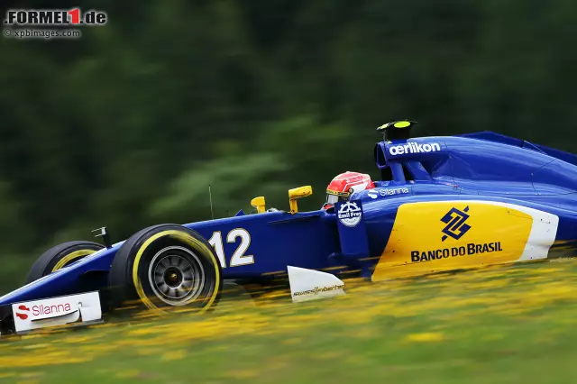 Foto zur News: Felipe Nasr hatte im Sauber das Vergnügen, mit 1,258 Sekunden Rückstand als Neunter in die Top 10 zu fahren