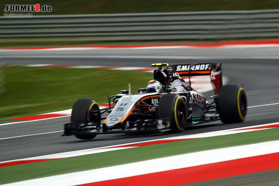 Foto zur News: Sergio Perez (Force India)