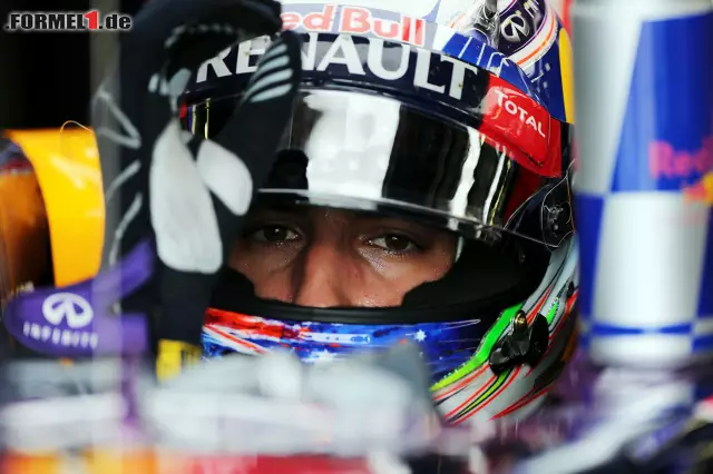 Foto zur News: ...Daniel Ricciardo, dem im Red Bull 1,695 Sekunden fehlten