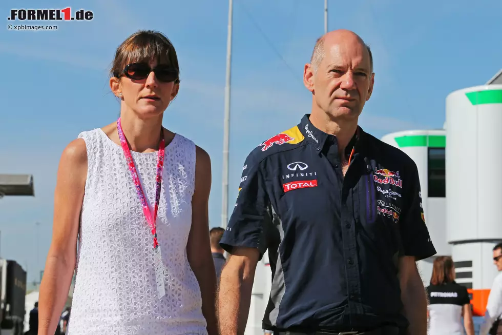 Foto zur News: Adrian Newey mit seiner Frau Marigold