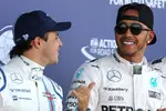 Foto zur News: Lewis Hamilton (Mercedes) und Felipe Massa (Williams)