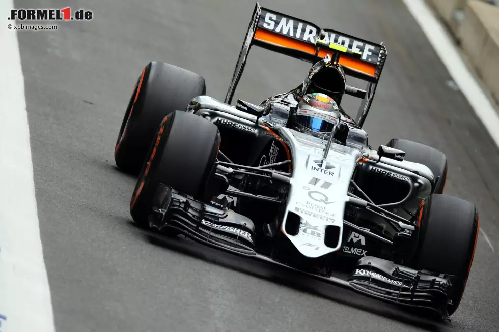 Foto zur News: Sergio Perez (Force India)