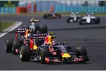 Foto zur News: Daniil Kwjat (Red Bull) und Daniel Ricciardo (Red Bull)