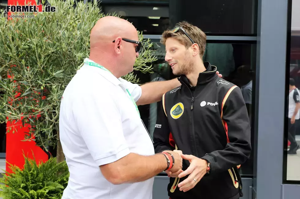 Foto zur News: Philippe Bianchi, der Vater von Jules Bianchi und Romain Grosjean (Lotus)