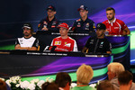Foto zur News: Max Verstappen (Toro Rosso), Daniil Kwjat (Red Bull), Will Stevens (Manor-Marussia), Fernando Alonso (McLaren), Lewis Hamilton (Mercedes) und Kimi Räikkönen (Ferrari)