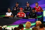 Foto zur News: Max Verstappen (Toro Rosso), Daniil Kwjat (Red Bull), Will Stevens (Manor-Marussia), Fernando Alonso (McLaren), Lewis Hamilton (Mercedes) und Kimi Räikkönen (Ferrari)