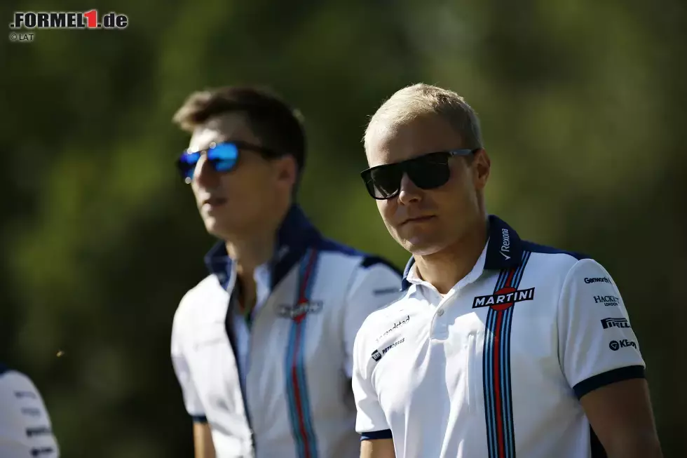 Foto zur News: Valtteri Bottas (Williams) und Alex Lynn (DAMS)