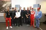 Foto zur News: Bernie Ecclestone, Nico Rosberg (Mercedes), Nico Hülkenberg (Force India) und Sebastian Vettel (Ferrari)