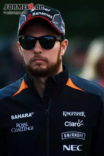 Foto zur News: Sergio Perez (Force India)