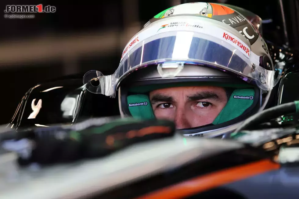 Foto zur News: Sergio Perez (Force India)