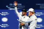 Foto zur News: Lewis Hamilton (Mercedes) und Nico Rosberg (Mercedes)