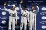 Foto zur News: Lewis Hamilton (Mercedes), Nico Rosberg (Mercedes) und Valtteri Bottas (Williams)