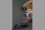 Foto zur News: Nico Rosberg (Mercedes), Sebastian Vettel (Ferrari) und Valtteri Bottas (Williams)