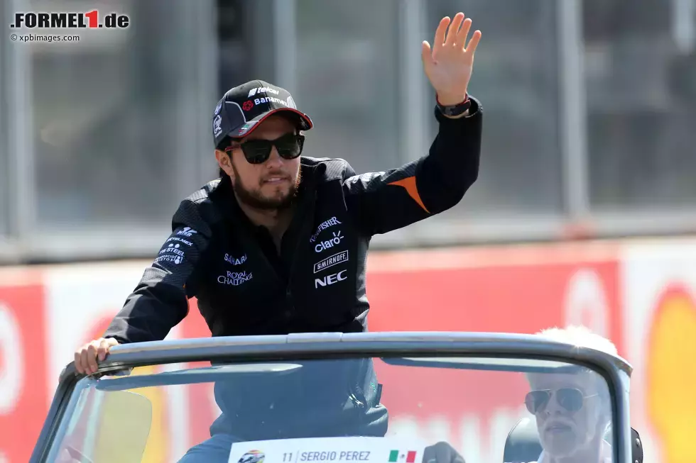 Foto zur News: Sergio Perez (Force India)