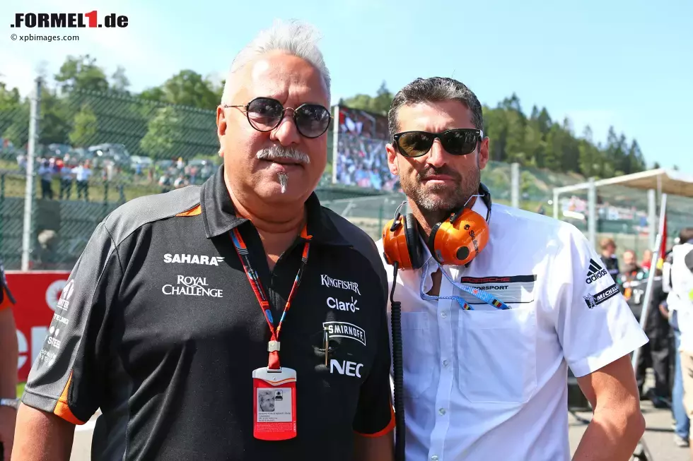 Foto zur News: Vijay Mallya und Patrick Dempsey (Dempsey)