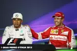 Foto zur News: Lewis Hamilton (Mercedes) und Sebastian Vettel (Ferrari)