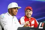 Foto zur News: Lewis Hamilton (Mercedes) und Sebastian Vettel (Ferrari)