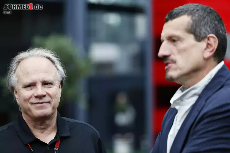 Foto zur News: Gene Haas und Günther Steiner (Haas)