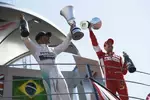 Foto zur News: Lewis Hamilton (Mercedes) und Sebastian Vettel (Ferrari)