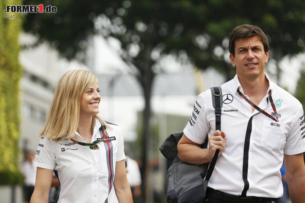 Foto zur News: Susie Wolff und Toto Wolff