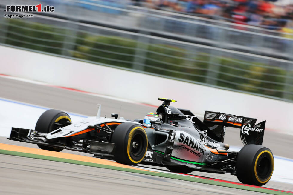 Foto zur News: Sergio Perez (Force India)