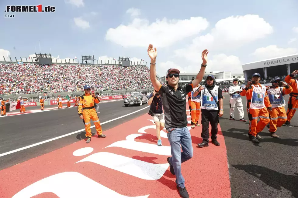 Foto zur News: Sergio Perez (Force India)